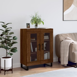 vidaXL, vidaXL Sideboard Braun Eichen-Optik 69,5x34x90 cm Holzwerkstoff