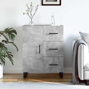 vidaXL, vidaXL Sideboard Betongrau 69,5x34x90 cm Holzwerkstoff