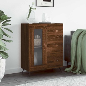 vidaXL, vidaXL Sideboard Braun Eichen-Optik 69,5x34x90 cm Holzwerkstoff