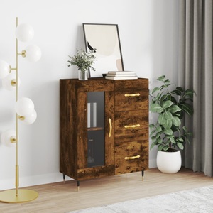 vidaXL, vidaXL Sideboard Räuchereiche 69,5x34x90 cm Holzwerkstoff