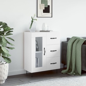 vidaXL, vidaXL Sideboard Weiß 69,5x34x90 cm Holzwerkstoff