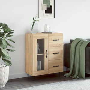 vidaXL, vidaXL Sideboard Sonoma-Eiche 69,5x34x90 cm Holzwerkstoff, vidaXL Sideboard Sonoma-Eiche 69,5x34x90 cm Holzwerkstoff