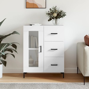 vidaXL, vidaXL Sideboard Weiß 69,5x34x90 cm Holzwerkstoff