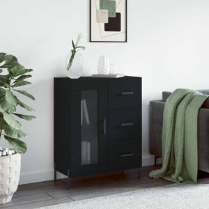 vidaXL, vidaXL Sideboard Schwarz 69,5x34x90 cm Holzwerkstoff