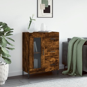 vidaXL, vidaXL Sideboard Räuchereiche 69,5x34x90 cm Holzwerkstoff