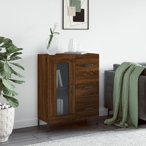 vidaXL, vidaXL Sideboard Braun Eichen-Optik 69,5x34x90 cm Holzwerkstoff