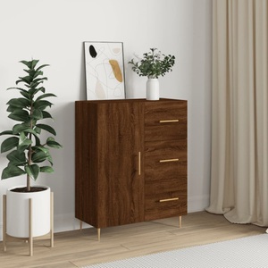 vidaXL, vidaXL Sideboard Braun Eichen-Optik 69,5x34x90 cm Holzwerkstoff