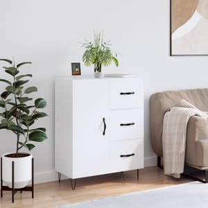 vidaXL, vidaXL Sideboard Weiß 69,5x34x90 cm Holzwerkstoff