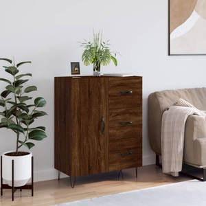 vidaXL, vidaXL Sideboard Braun Eichen-Optik 69,5x34x90 cm Holzwerkstoff