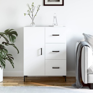 vidaXL, vidaXL Sideboard Weiß 69,5x34x90 cm Holzwerkstoff