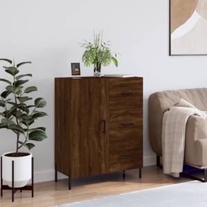 vidaXL, vidaXL Sideboard Braun Eichen-Optik 69,5x34x90 cm Holzwerkstoff