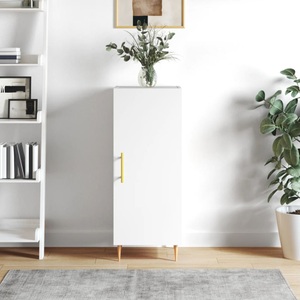 vidaXL, vidaXL Sideboard Weiß 34,5x34x90 cm Holzwerkstoff