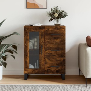 vidaXL, vidaXL Sideboard Räuchereiche 69,5x34x90 cm Holzwerkstoff