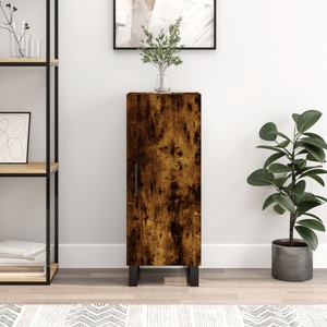 vidaXL, vidaXL Sideboard Räuchereiche 34,5x34x90 cm Holzwerkstoff