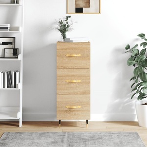 vidaXL, vidaXL Sideboard Sonoma-Eiche 34,5x34x90 cm Holzwerkstoff, vidaXL Sideboard Sonoma-Eiche 34,5x34x90 cm Holzwerkstoff