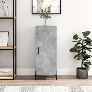 vidaXL, vidaXL Sideboard Betongrau 34,5x34x90 cm Holzwerkstoff