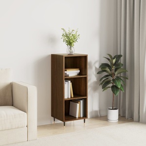 vidaXL, vidaXL Sideboard Braun Eichen-Optik 34,5x32,5x90 cm Holzwerkstoff
