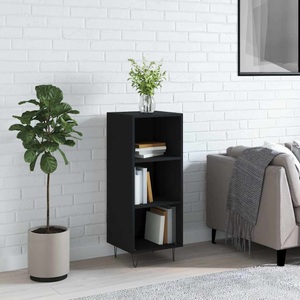 vidaXL, vidaXL Sideboard Schwarz 34,5x32,5x90 cm Holzwerkstoff