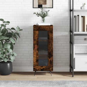 vidaXL, vidaXL Sideboard Räuchereiche 34,5x34x90 cm Holzwerkstoff