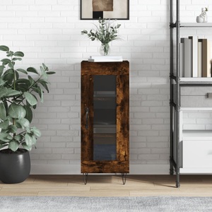 vidaXL, vidaXL Sideboard Räuchereiche 34,5x34x90 cm Holzwerkstoff