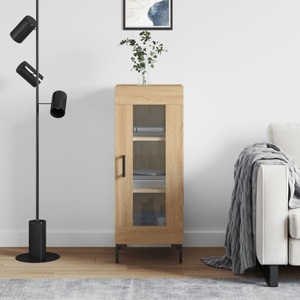vidaXL, vidaXL Sideboard Sonoma-Eiche 34,5x34x90 cm Holzwerkstoff