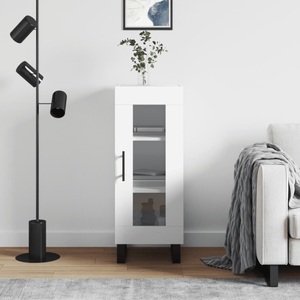vidaXL, vidaXL Sideboard Weiß 34,5x34x90 cm Holzwerkstoff