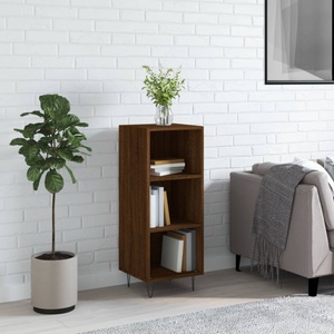 vidaXL, vidaXL Sideboard Braun Eichen-Optik 34,5x32,5x90 cm Holzwerkstoff