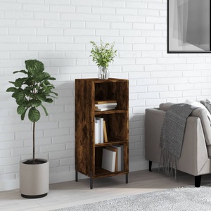 vidaXL, vidaXL Sideboard Räuchereiche 34,5x32,5x90 cm Holzwerkstoff