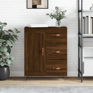 vidaXL, vidaXL Sideboard Braun Eichen-Optik 69,5x34x90 cm Holzwerkstoff