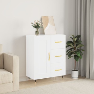vidaXL, vidaXL Sideboard Weiß 69,5x34x90 cm Holzwerkstoff