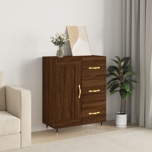 vidaXL, vidaXL Sideboard Braun Eichen-Optik 69,5x34x90 cm Holzwerkstoff, vidaXL Sideboard Braun Eichen-Optik 69,5x34x90 cm Holzwerkstoff