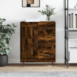 vidaXL, vidaXL Sideboard Räuchereiche 69,5x34x90 cm Holzwerkstoff