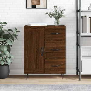 vidaXL, vidaXL Sideboard Braun Eichen-Optik 69,5x34x90 cm Holzwerkstoff