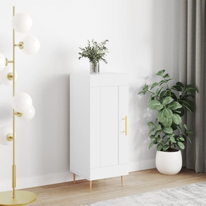 vidaXL, vidaXL Sideboard Weiß 34,5x34x90 cm Holzwerkstoff