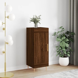 vidaXL, vidaXL Sideboard Braun Eichen-Optik 34,5x34x90 cm Holzwerkstoff