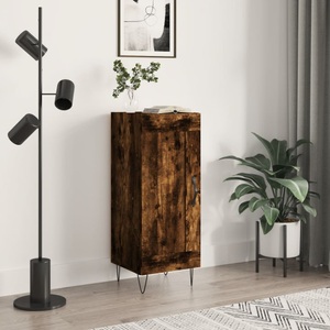 vidaXL, vidaXL Sideboard Räuchereiche 34,5x34x90 cm Holzwerkstoff