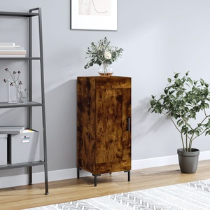 vidaXL, vidaXL Sideboard Räuchereiche 34,5x34x90 cm Holzwerkstoff