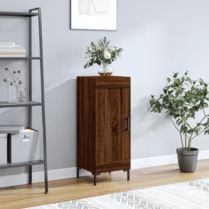 vidaXL, vidaXL Sideboard Braun Eichen-Optik 34,5x34x90 cm Holzwerkstoff