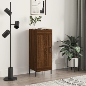vidaXL, vidaXL Sideboard Braun Eichen-Optik 34,5x34x90 cm Holzwerkstoff