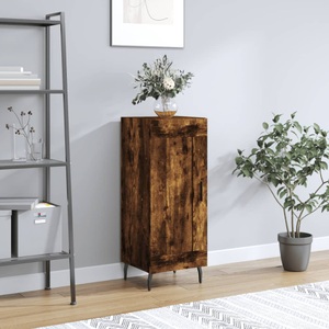 vidaXL, vidaXL Sideboard Räuchereiche 34,5x34x90 cm Holzwerkstoff