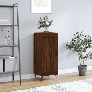 vidaXL, vidaXL Sideboard Braun Eichen-Optik 34,5x34x90 cm Holzwerkstoff, vidaXL Sideboard Braun Eichen-Optik 34,5x34x90 cm Holzwerkstoff