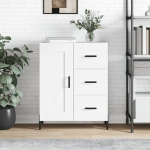 vidaXL, vidaXL Sideboard Weiß 69,5x34x90 cm Holzwerkstoff