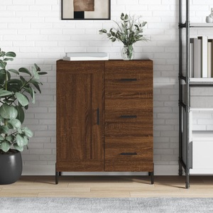 vidaXL, vidaXL Sideboard Braun Eichen-Optik 69,5x34x90 cm Holzwerkstoff