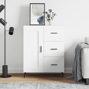 vidaXL, vidaXL Sideboard Weiß 69,5x34x90 cm Holzwerkstoff