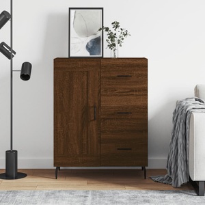 vidaXL, vidaXL Sideboard Braun Eichen-Optik 69,5x34x90 cm Holzwerkstoff