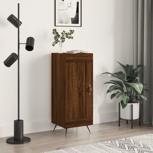 vidaXL, vidaXL Sideboard Braun Eichen-Optik 34,5x34x90 cm Holzwerkstoff