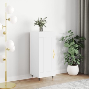 vidaXL, vidaXL Sideboard Weiß 34,5x34x90 cm Holzwerkstoff