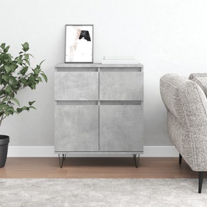 vidaXL, vidaXL Sideboard Betongrau 60x35x70 cm Holzwerkstoff