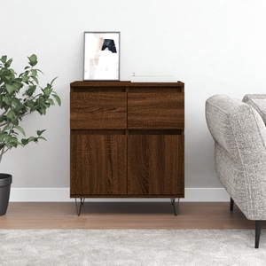 vidaXL, vidaXL Sideboard Braun Eichen-Optik 60x35x70 cm Holzwerkstoff