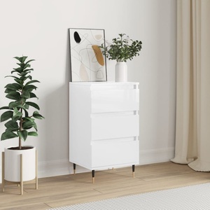 vidaXL, vidaXL Sideboard Hochglanz-Weiß 40x35x70 cm Holzwerkstoff